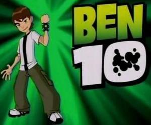 пазл Omnitrix с Беном 10 и Бен 10 логотип